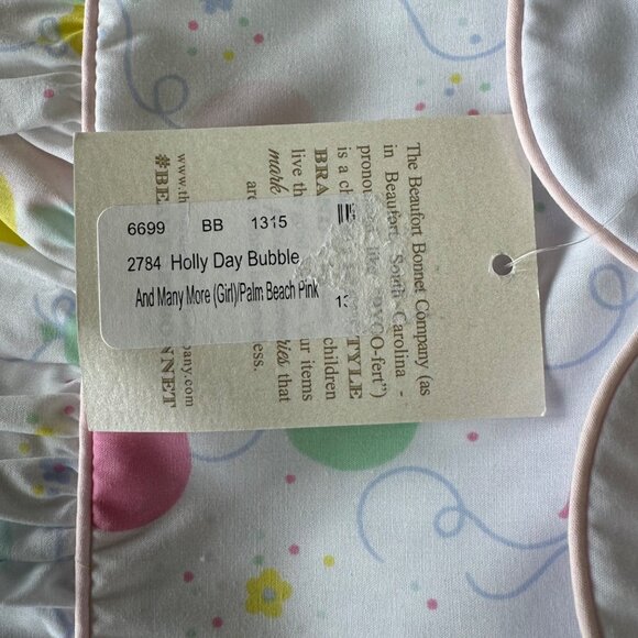 THE BEAUFORT BONNET COMPANY Balloons Romper Girls 2T 2 NEW Holly Day Bubble NWT - Picture 8 of 10